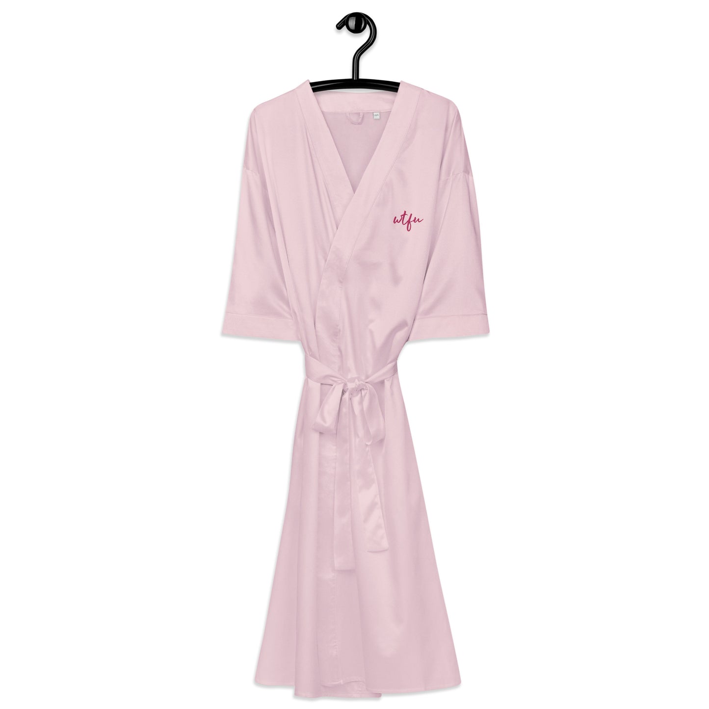 Satin robe