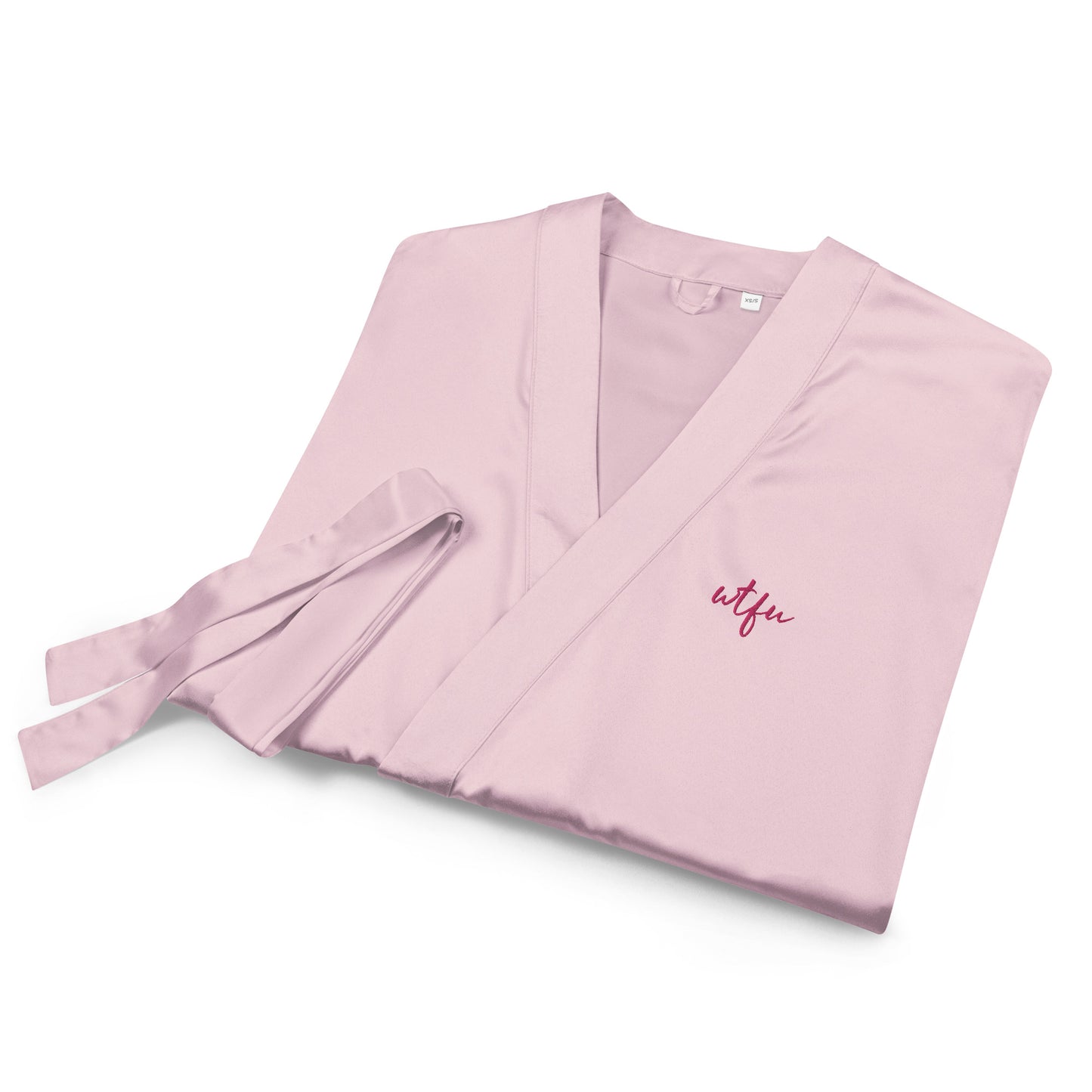 Satin robe