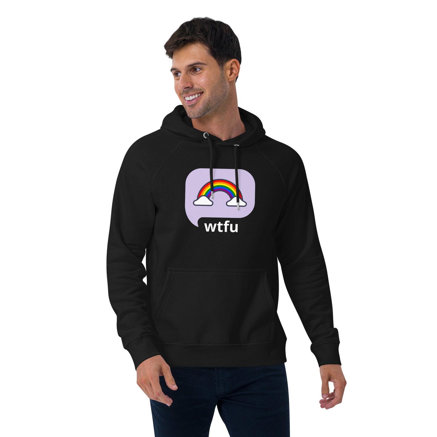 Unisex eco raglan hoodie