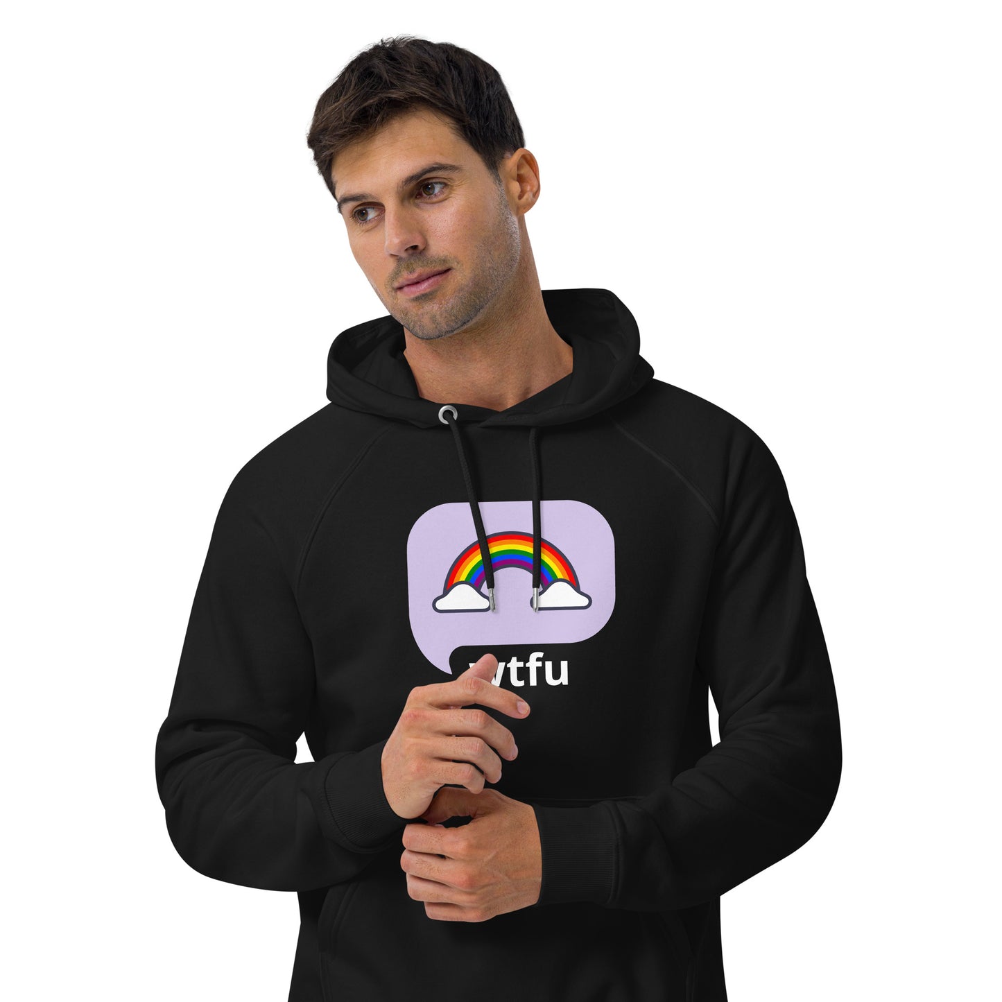 Unisex eco raglan hoodie