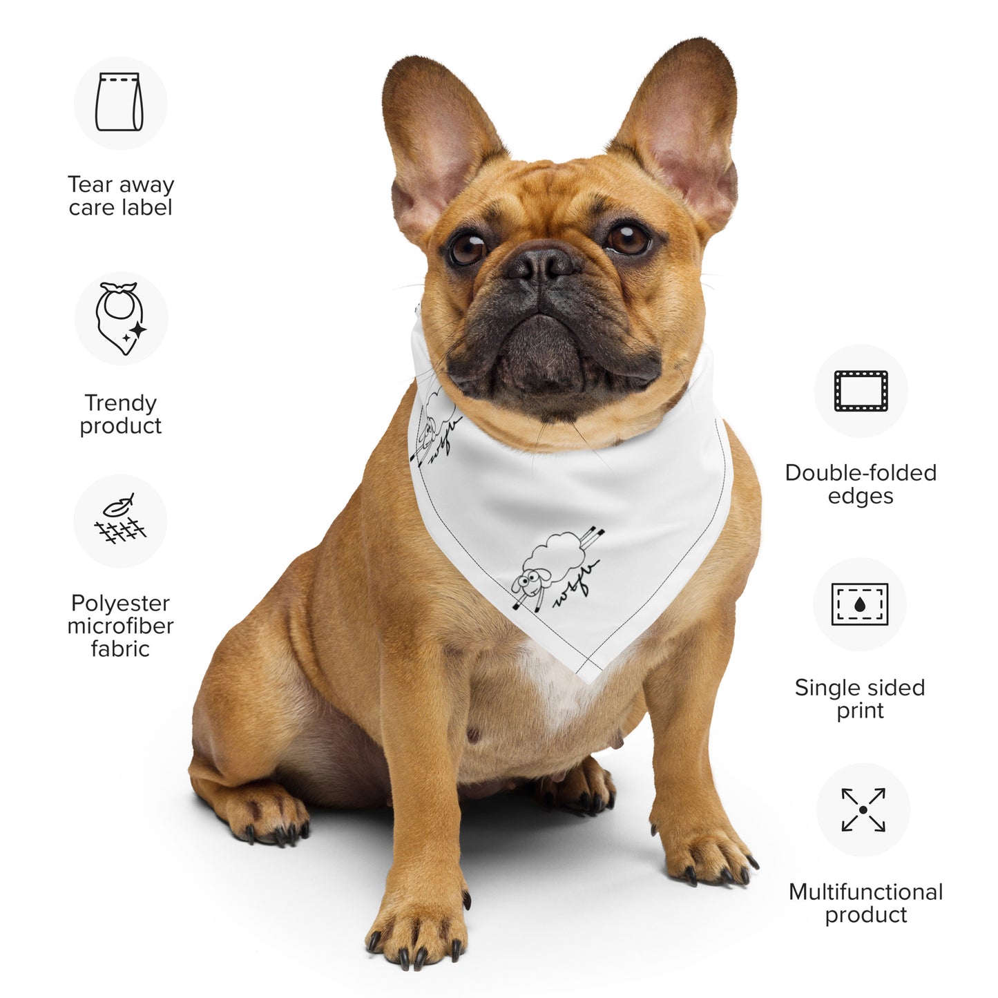 All-over print bandana